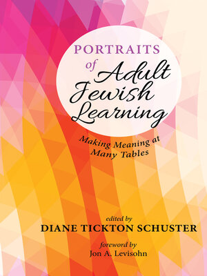 cover image of Portraits of Adult Jewish Learning